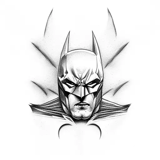 batman skull tattoo  tattoo design idea
