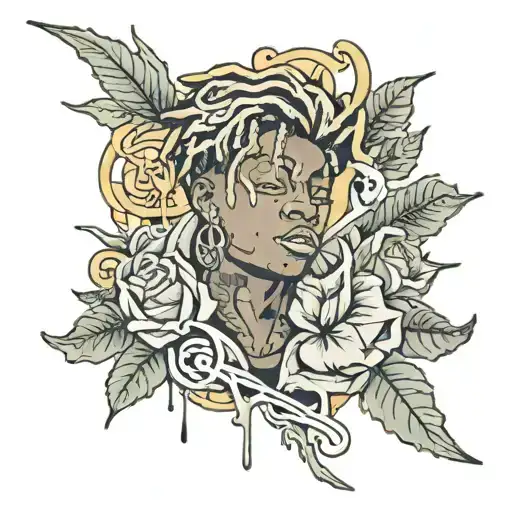Juice WRLD 999 tattoo design idea