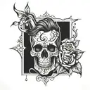 drunk tattoo design idea