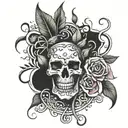 drunk tattoo design idea