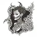 drunk tattoo design idea