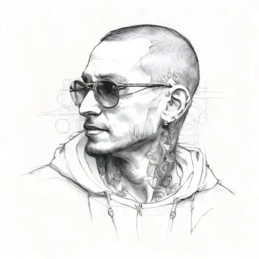 Chester bennington tattoo design idea