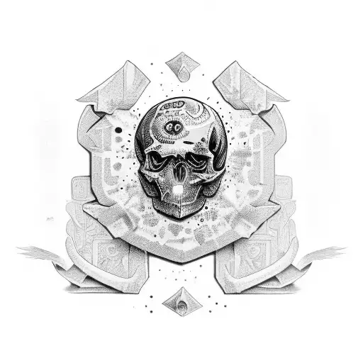 shaded tat with the words "Choose before Death Chooses You" use black and baby blue colors tattoo design idea