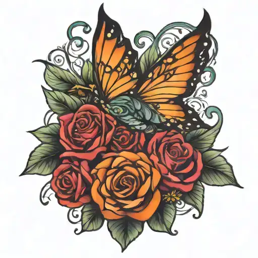 let it be, then let it go tattoo design idea
