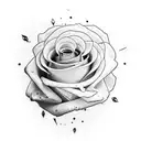 Create A Design For A Lower Half Arm Tattoo Combining roses a wristwatch and the text 'Mª Esther' tattoo design idea