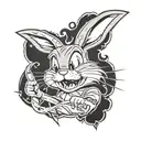 bugs bunny tattoo design idea