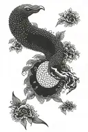 creation Adam tattoo design idea