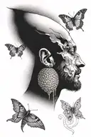 creation Adam tattoo design idea