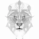 4 Lions back Spine tattoo design idea