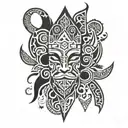 mauri tattoo on full arm tattoo design idea