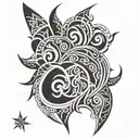 mauri tattoo on full arm tattoo design idea