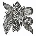 mauri tattoo on full arm sleeve tattoo tattoo design idea