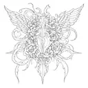 random tattoo design idea