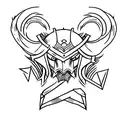 skyrim  tattoo design idea