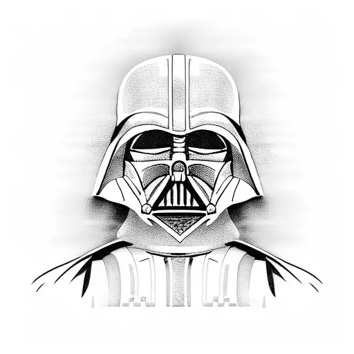 Darth vader tattoo design idea