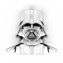 Darth vader tattoo design idea