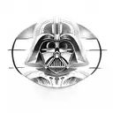 Darth vader tattoo design idea