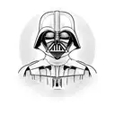 Darth vader tattoo design idea