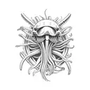 facehugger tattoo design idea