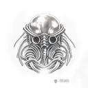 facehugger tattoo design idea