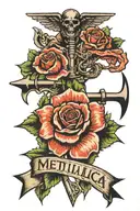Metallica tattoo design idea