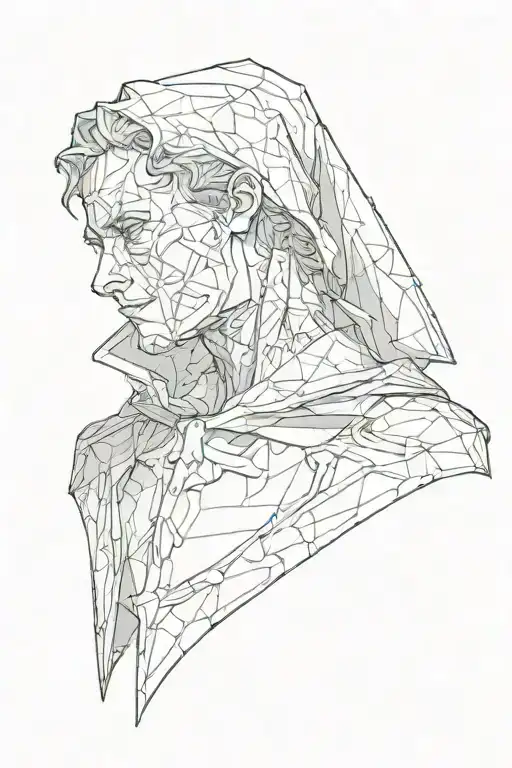 Collarbone tattoo design idea