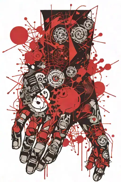 Kronos holds the world in his hands tattoo design idea