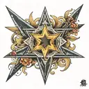 Acheron honkai star rail tattoo design idea
