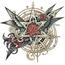 Acheron honkai star rail tattoo design idea