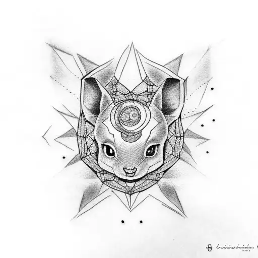 umbreon tattoo design idea