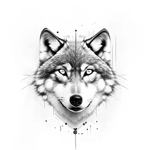 girl with wolf head tattoo meaning