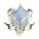 2nd amendment us flag tattoo design idea