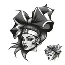 Cheerleading tattoo design idea