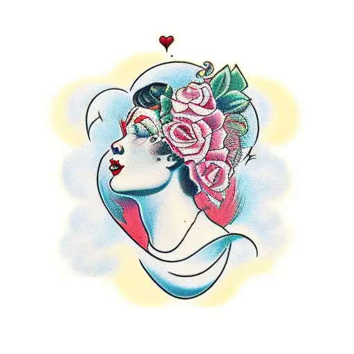 the love you take is equal to the love you make tattoo design idea
