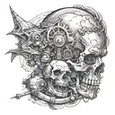 For some reason everything happened tattoo design idea