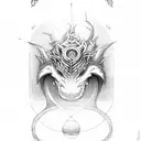 Jörmungandr fenrir Yggdrasil tattoo design idea