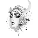 glory girl using lsd tattoo design idea