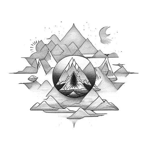 west coast vibe tattoo design idea