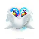 doves tattoo design idea