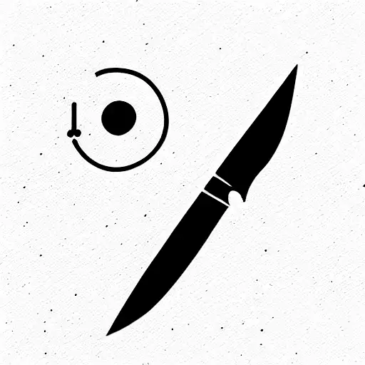 Dagger Knife SVG File . Perfect for Cricut . Tattoo SVG - Inspire Uplift