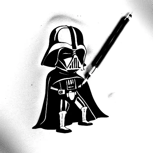 darth vader  tattoo design idea