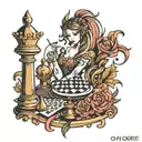 Lycoris, CMD, music note, osu game, chess piece knight tattoo design idea