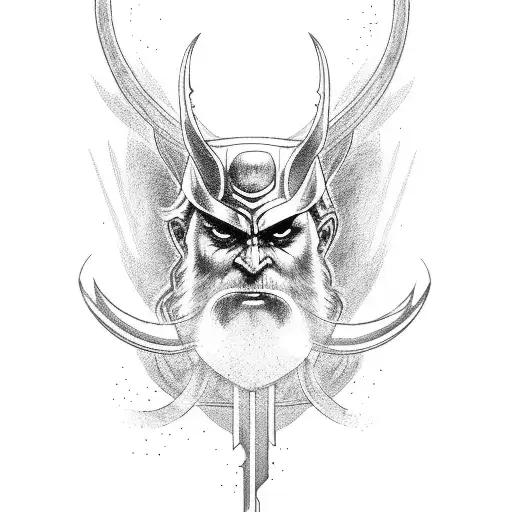 Odin Thor Loki tattoo design idea