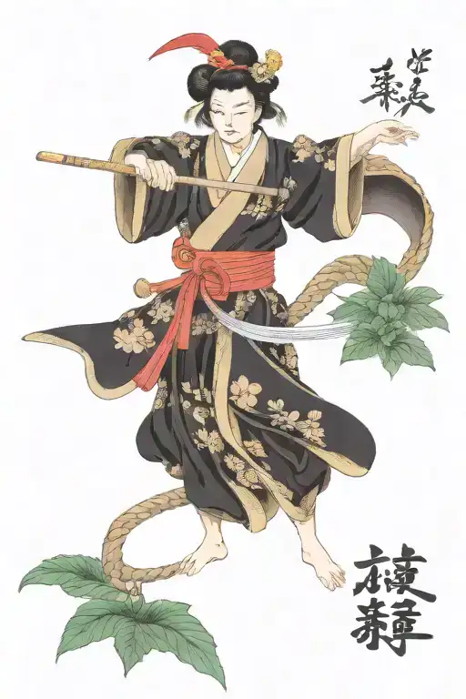 japenese cul tattoo design idea