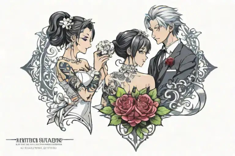 tatto that celebrates getting married. says two player game unlocked with the anniversary date of september 20th tattoo design idea
