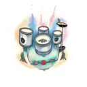 drums tattoo design idea