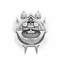 inca symbolism tattoo design idea