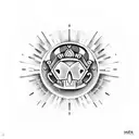 inca symbolism tattoo design idea