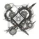 I need this tattoo design. It should be meaningful and unique. The tattoo should reflect a man who does not forgive betr tattoo design idea