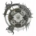 I need this tattoo design. It should be meaningful and unique. The tattoo should reflect a man who does not forgive betr tattoo design idea